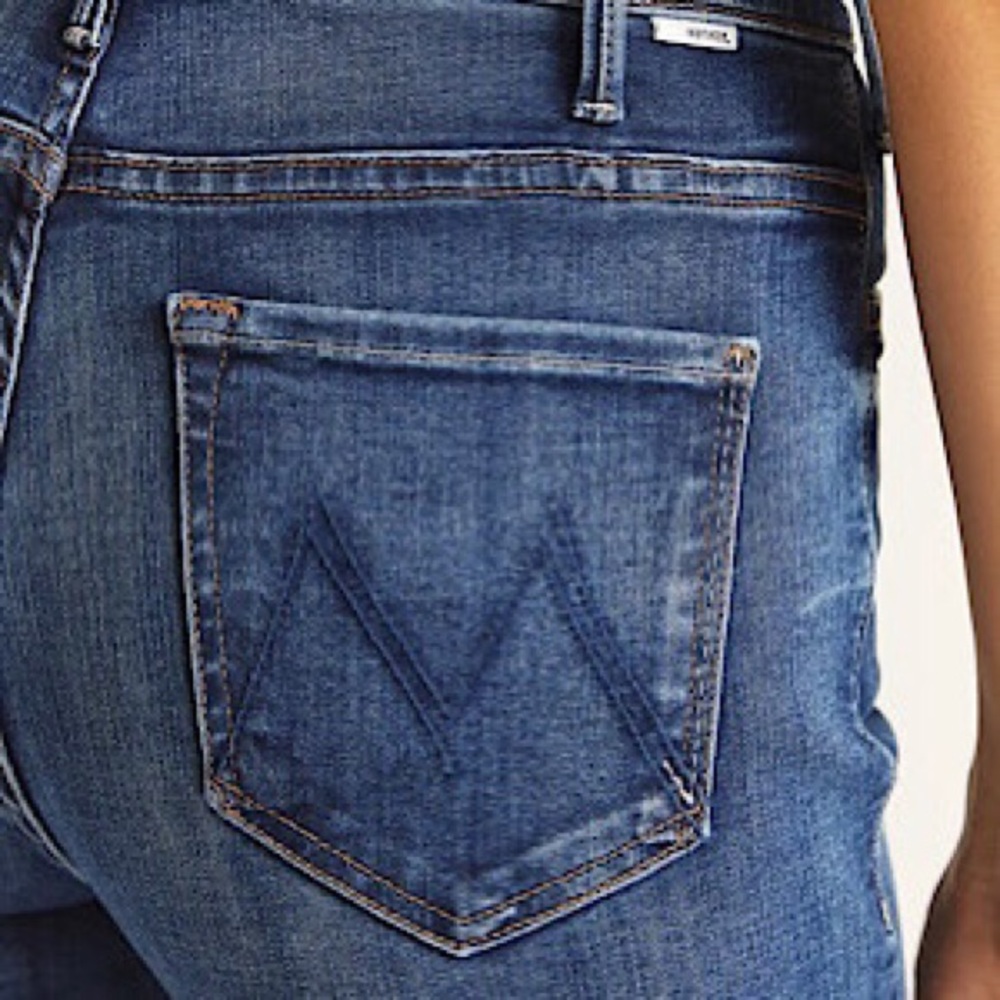 “NEW” MOTHER The Hustler Roller Heel Jean - Picture 4 of 11